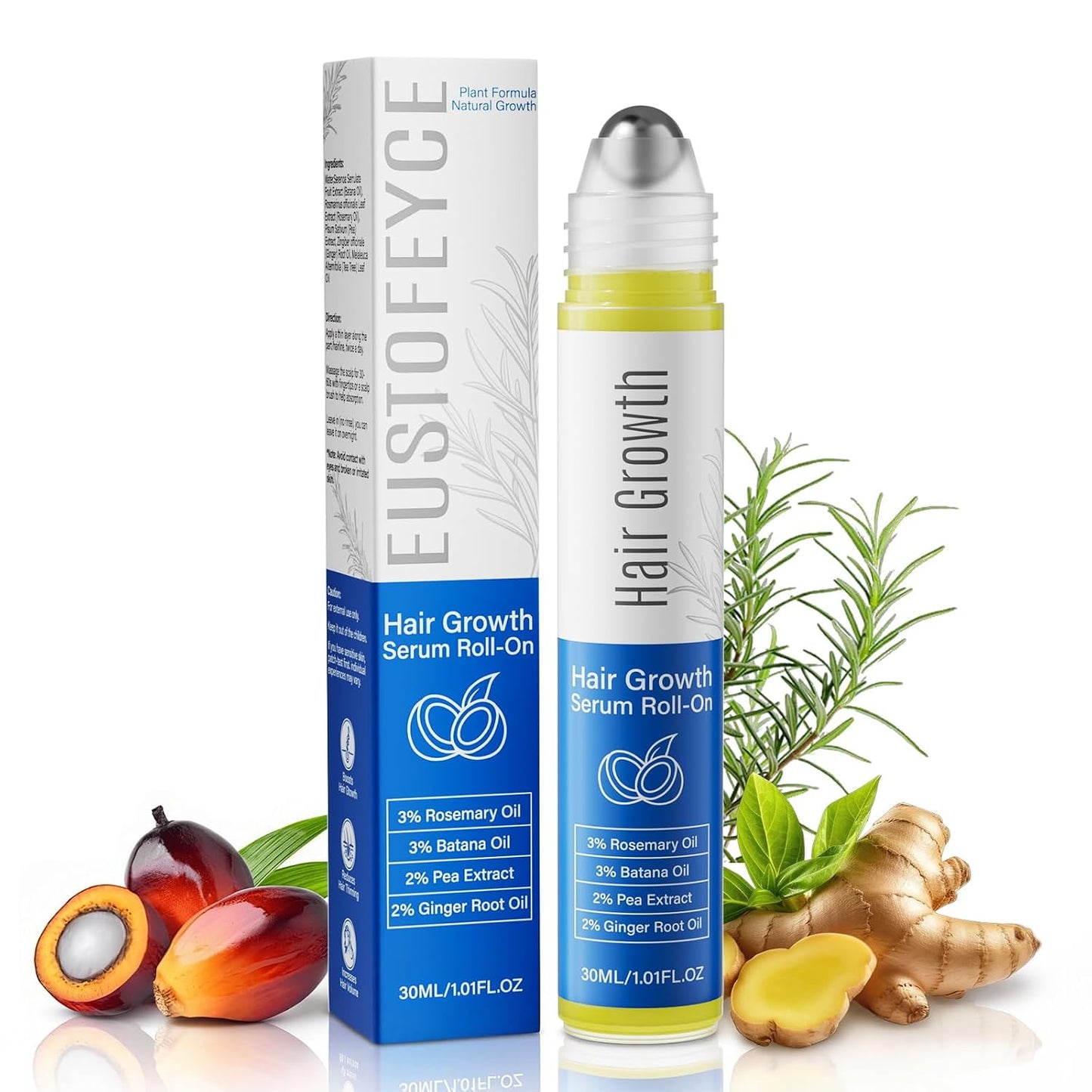The Scalp Ritual Kit - rosemary growth serum roll-on, 30 ml